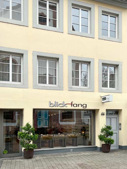 Blickfang Optiker Trier Aussenansicht Geschäft Neustrasse